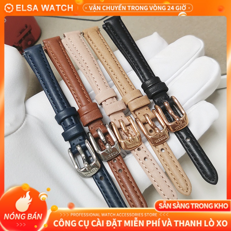 dây đồng hồ fossil 10mm dây đồng hồ 10mm ES4410 ES4411 ES4412 ES3797 ES3799