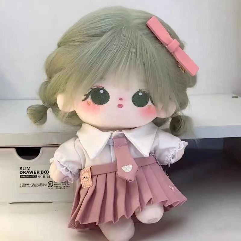 Búp Bê Nhồi Bông Maruya Tóc Dài 20cm Làm Quà Tặng Sinh Nhật Cho Bạn Gái