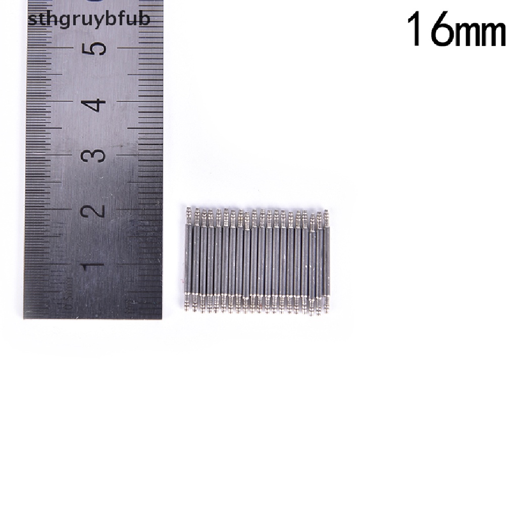 Set 20 Chốt Lò Xo Bằng Thép Không Gỉ Cho Đồng Hồ Đeo Tay Kích Thước 8-22mm