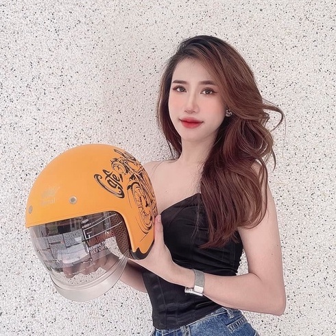 Mũ Bảo Hiểm 3/4 Royal M139 Kính Âm Tháo Lót Được - BH 12 Tháng