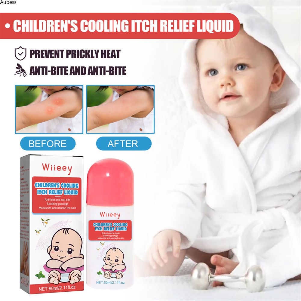 Kem Dưỡng Da Dạng Lỏng Chống Côn Trùng 60Ml Dung Dịch Chống Ngứa Và Làm Mát Cho Trẻ Em Chăm Sóc Da Em Bé Vết Cắn