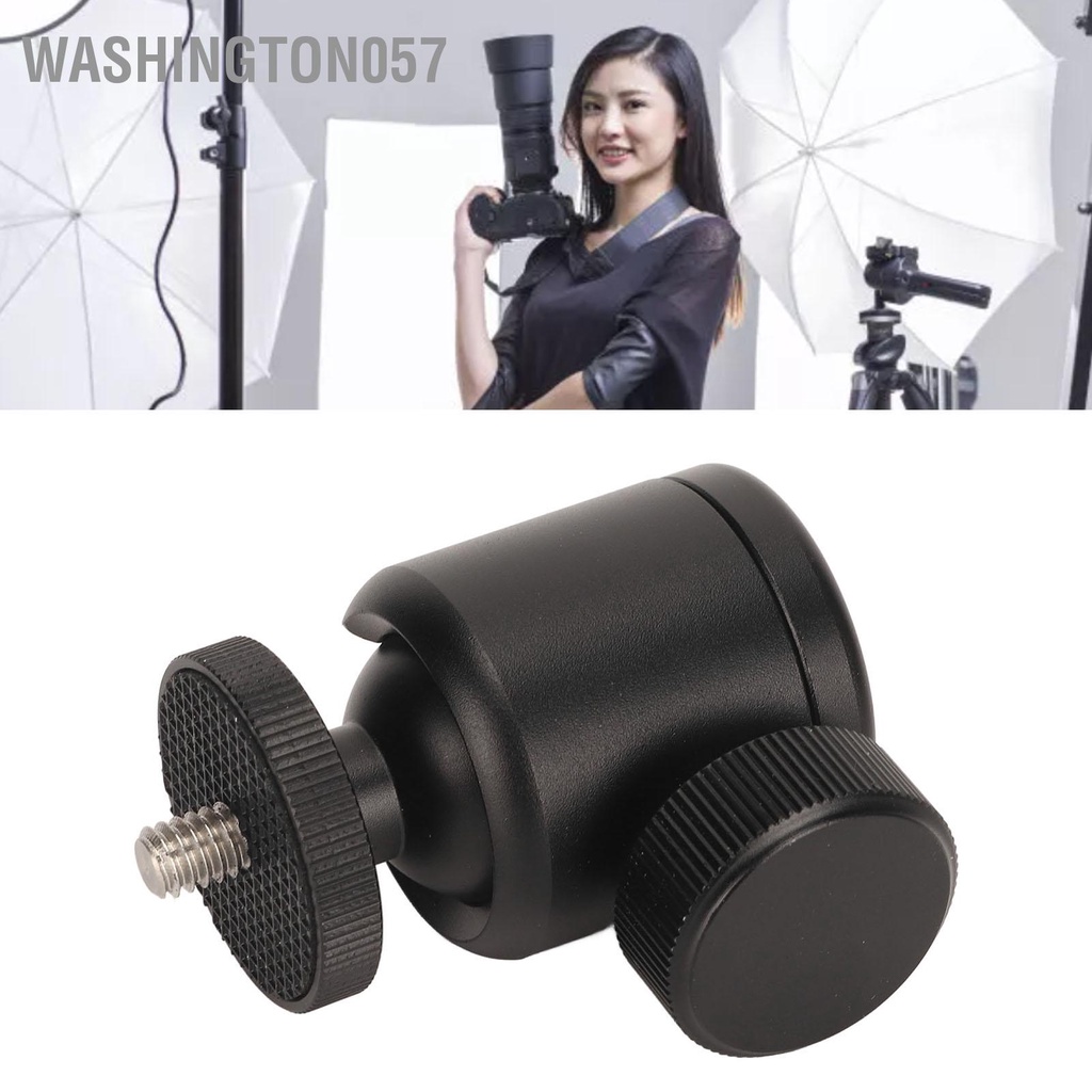 Có thể bán buôn Đầu Bi Mini 1 / 4in Vít 3 / 8in Xoay 360 Độ Bằng Hợp Kim Nhôm Cho Chân Máy Ảnh Tripod Monopod Hàng giao ngay