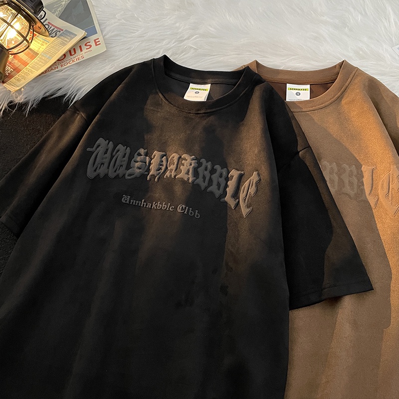 Áo Thun Nam Tay Ngắn In Hình Bọt Biển Cá Tính