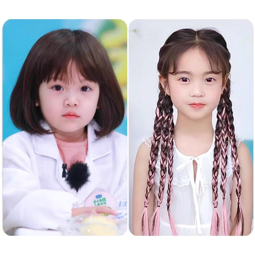 Tóc Giả Tết 3 Mix Light Phong Cách Hàn Quốc Dành Cho Bé Gái  MyBaby