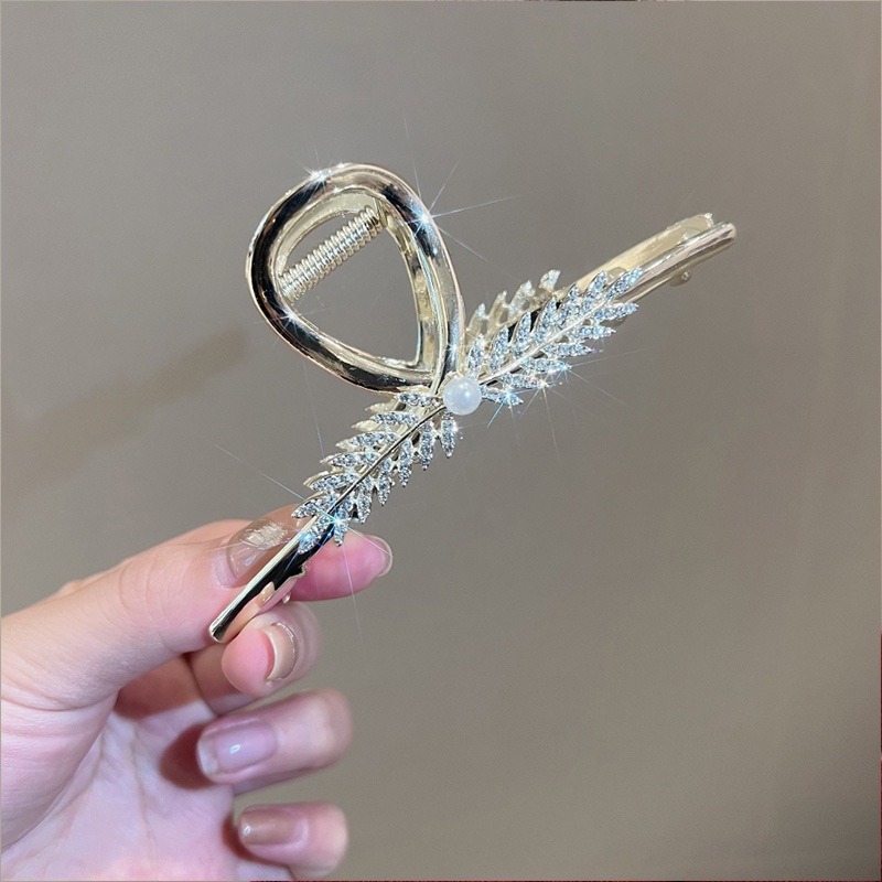 Kẹp Tóc Hình Tai Cá Mập Bằng Kim Loại Cao Cấp Phong Cách Hàn Quốc