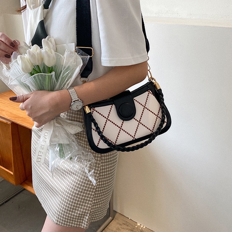 Túi Đeo Vai Hình Thoi Phong Cách Hàn Quốc Cổ Điển Thời Trang Cho Nữ