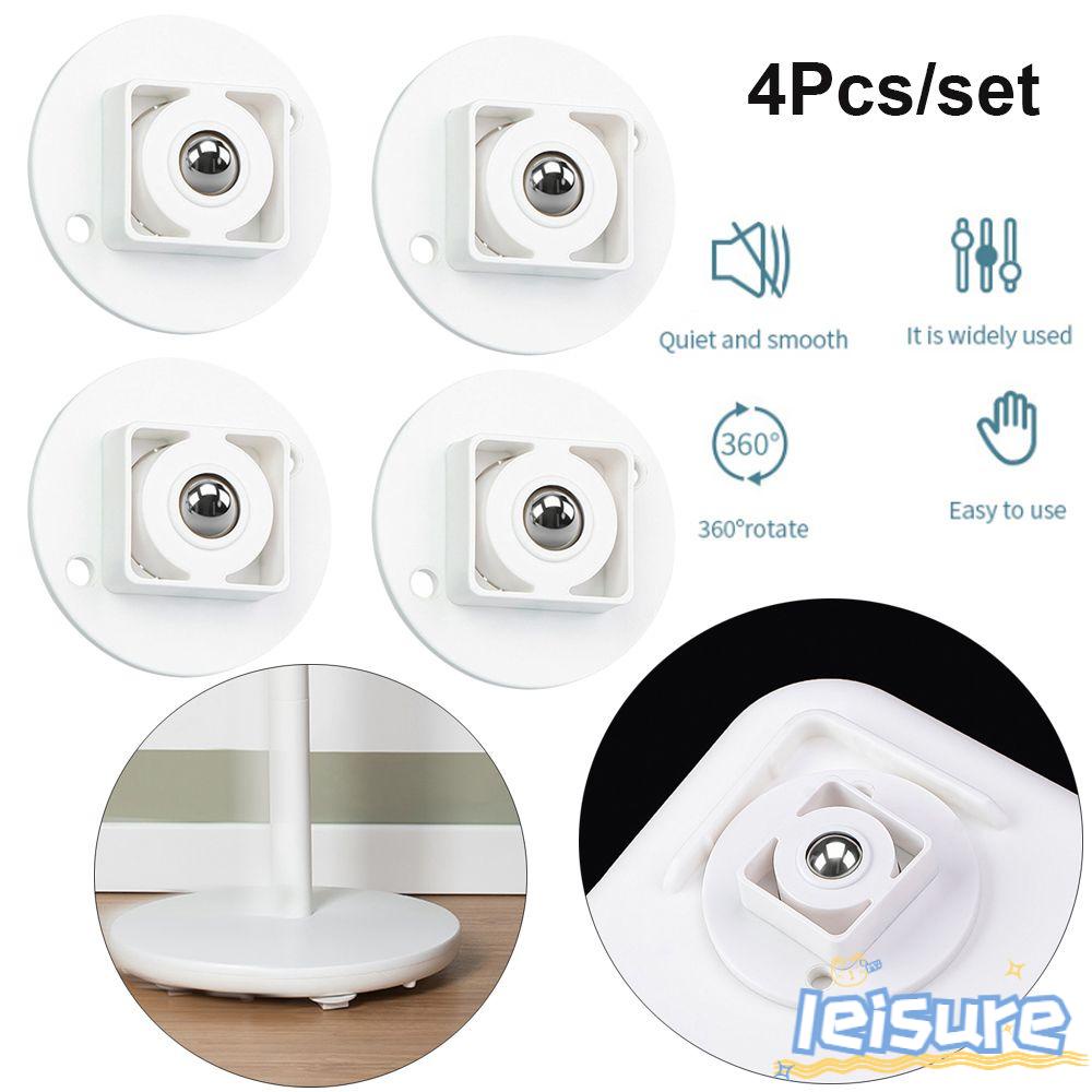 Set 4 Bánh Xe Đựng Rác Chống Trầy Tự Dính Thông Dụng