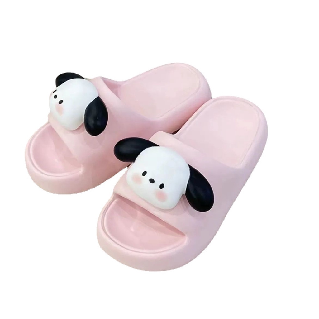 Dép Bánh Mì Nữ cute ,Dép Nữ Động Vật Chó Con Đáy Dày Chống Trượt Mùa Hè Dễ Thương TTP059