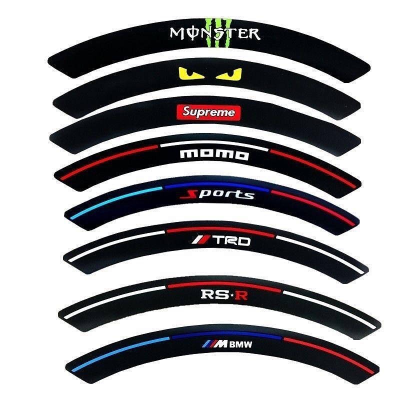 Automotive Wheel Trim Bumper Strip Scratch-Resistant Anti-Scratch Strip Widened Universal Wheel Eyebrow Modification Supplies Screen Protector Decorate Adhesive Tape jCVa