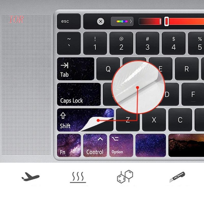 Miếng Dán Nút Bàn Phím Laptop Máy Tính In Chữ Tiếng Anh Màu Sắc Tiện Dụng
