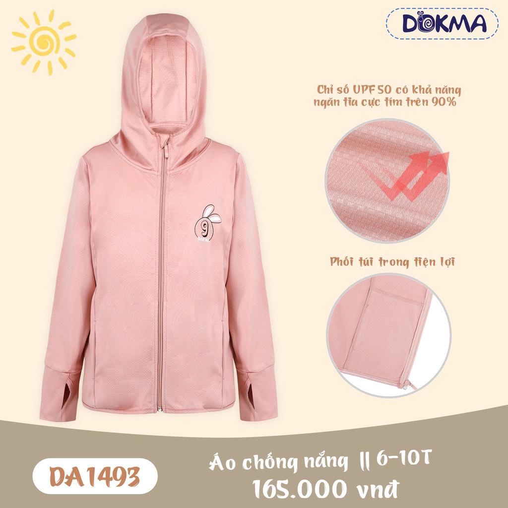 Áo khoác chống nắng thời trang Dokma chống tia UV siêu mềm co giãn thoải mái cho bé - DA1493