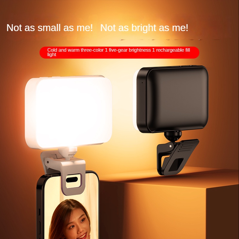 Mini Fill Light Selfie Photography rgb Điện thoại di động Live Fill Light Beauty Light Photo Light L