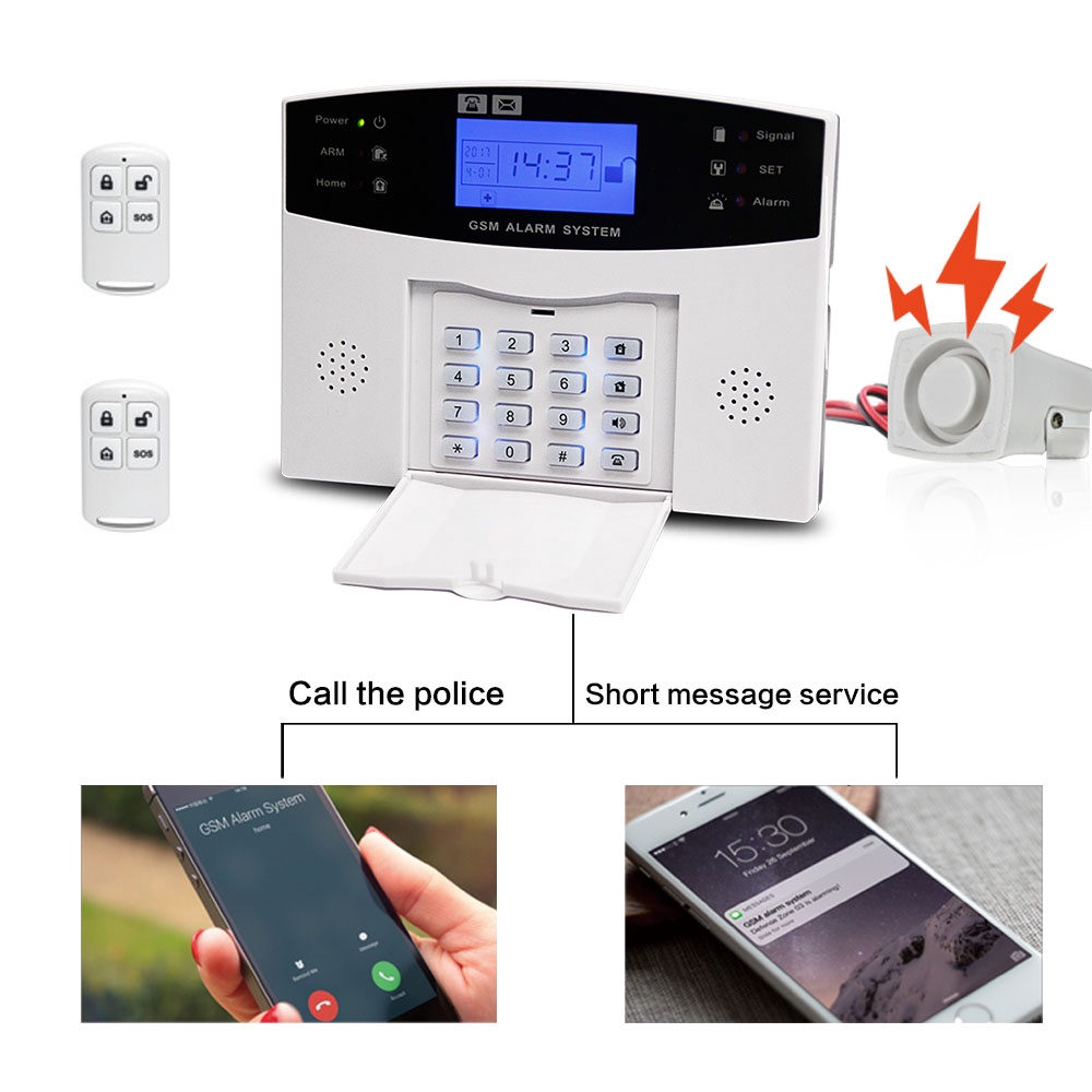 Hệ Thống Báo Động An Ninh Không Dây Điều Khiển Từ Xa PG-500 GSM