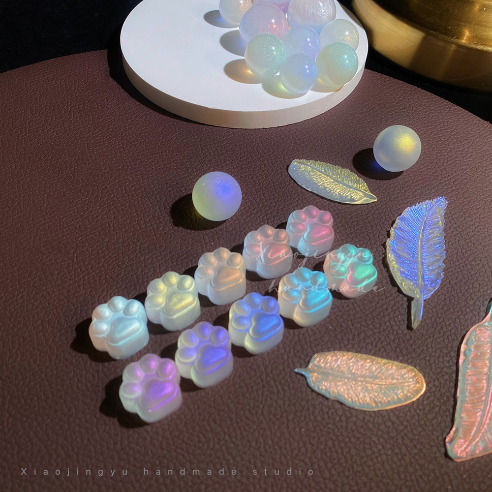 Hộp Bột Nhũ Ánh Ngọc Trai 5g Màu Sắc Neon Dùng Trang Trí Móng Nghệ Thuật