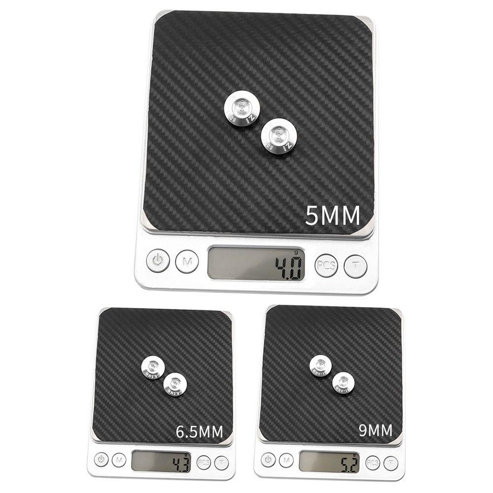 SHOUKEY Set 2 Vỏ Bọc Bàn Đạp Xe Đạp Chống Bụi M14xP1.0 5 / 6.5 / 9mm