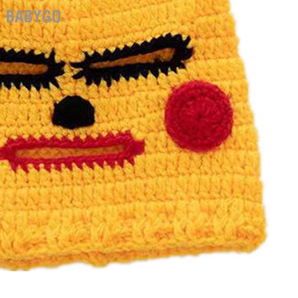 ● Mũ len hình Pikachu đội đầu hài hước, Mặt nạ dễ thương, Mũ Len đội đầu độc lạ