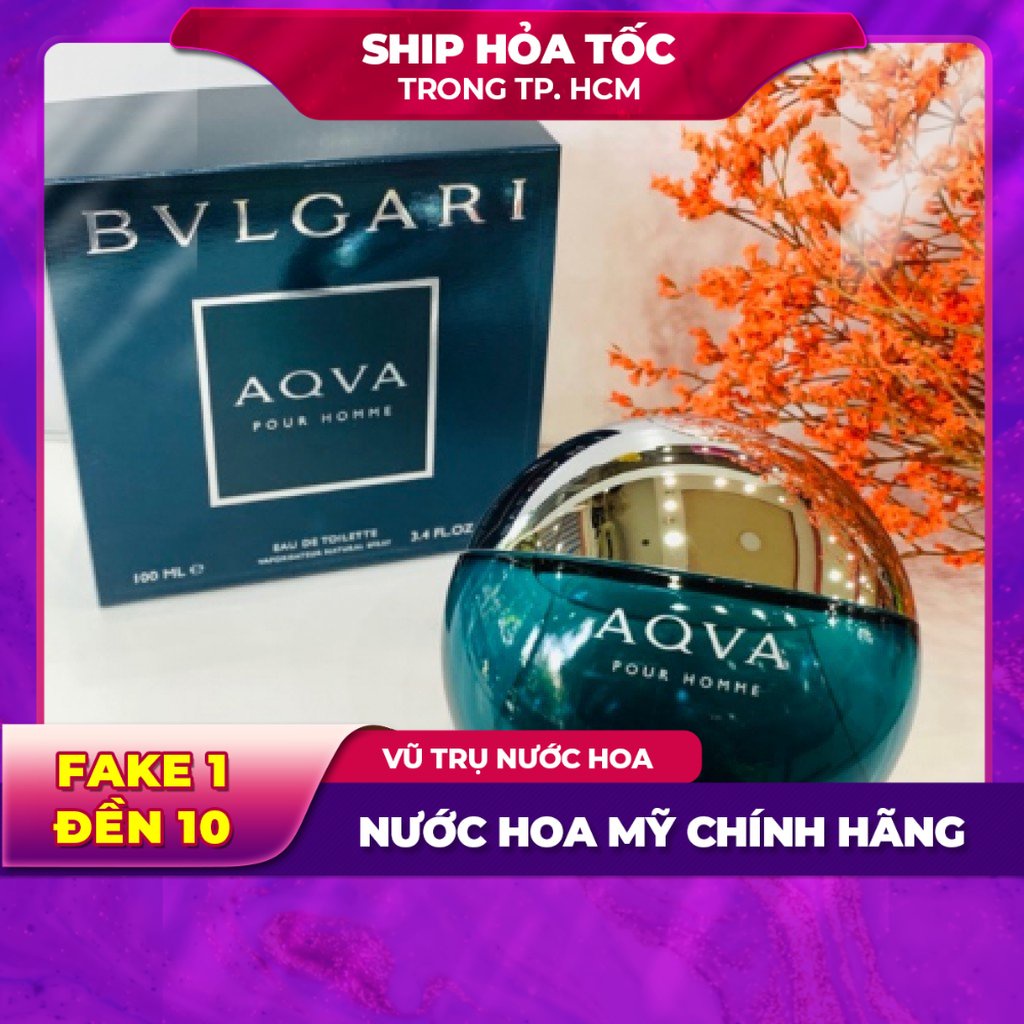 Nước Hoa Nam BVLGARY AQVA POUR HOMME EDT 100ML Giá Rẻ Cao Cấp Chính Hãng