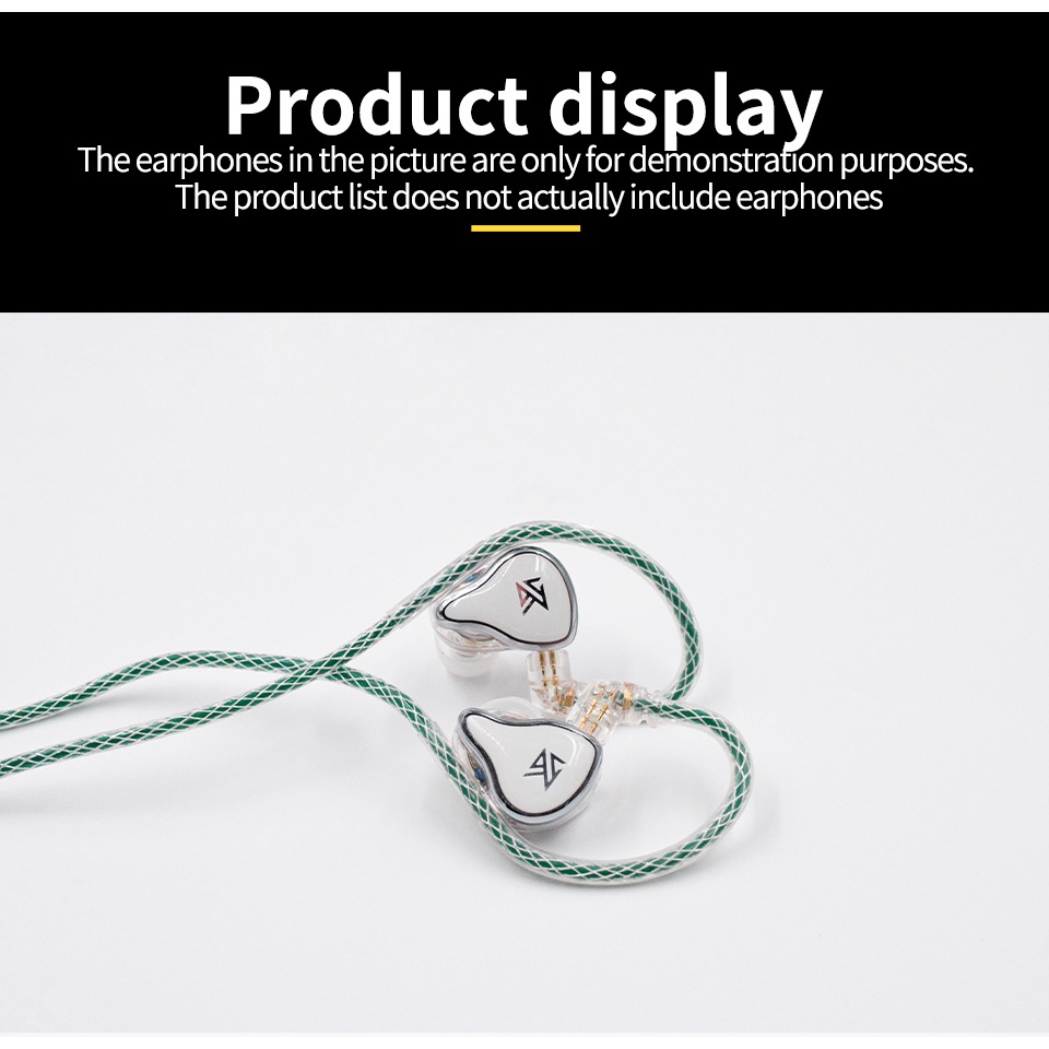 Dây Cáp Tai Nghe kz 8 Lõi Mạ Bạc Cho kz zsn pro zsx Dq6zas as16 zex pro zs10 pro mt1