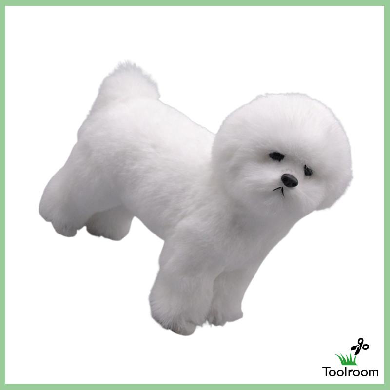 Thú Nhồi Bông Hình Chú Chó Sống Động Trang Trí Tương Tác Cho Bé