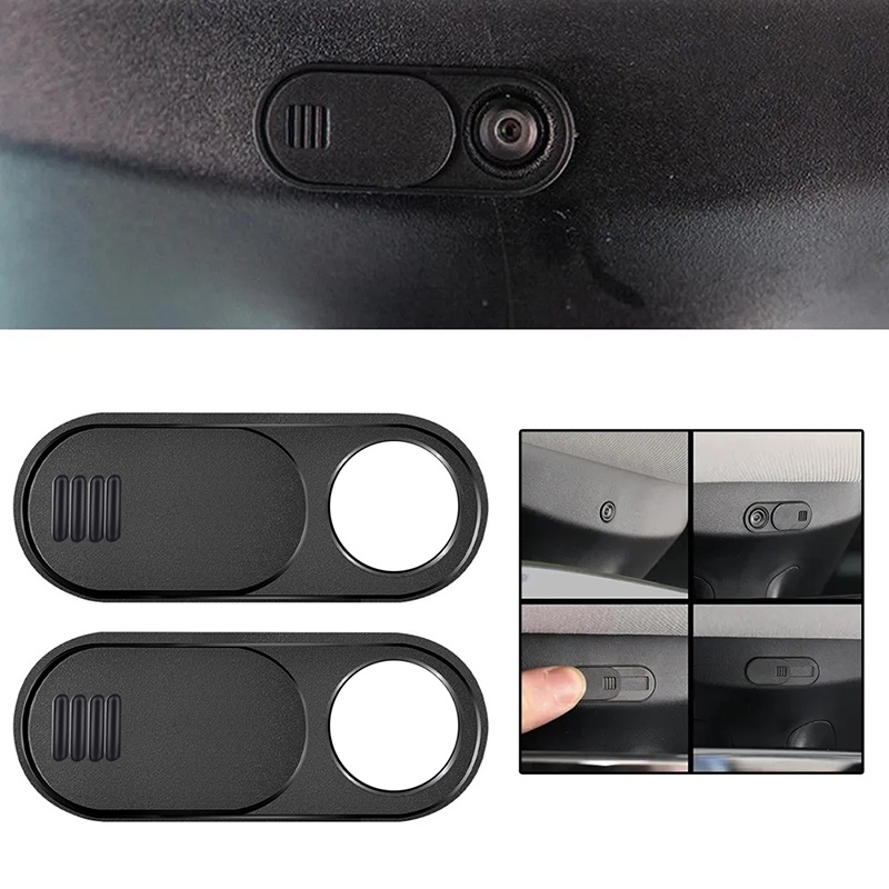 1 Vỏ Bọc Webcam Mini Bằng ABS Chống Nhìn Trộm Có Nắp Trượt Bảo Vệ Chế Độ Riêng Tư Cho Xe Hơi