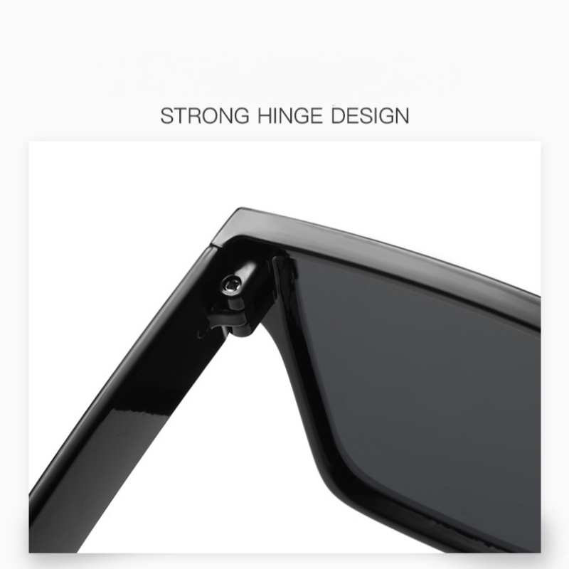 Kính Mát Gọng Lớn Nhiều Màu Sắc Phong Cách Hiphop Thời Trang Cho Nam Nữ