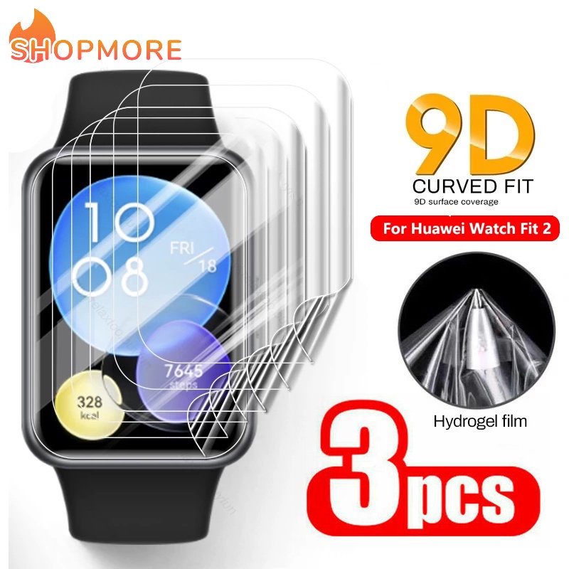 Set 3 / 1 Kính Cường Lực Mềm Bảo Vệ Màn Hình Cho Huawei Band 7 Huawei Honor Watch Fit 2 ES Band7