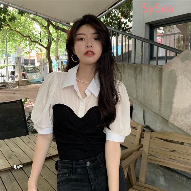 Áo Sơ Mi Voan Thời Trang Mùa Hè Pháp Dành Cho Nữ