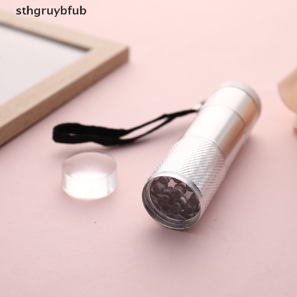 Đèn Pin LED UV Mini Cầm Tay Bằng Silicone