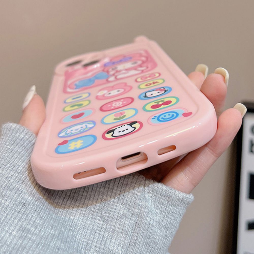 Ốp Điện Thoại TPU Dẻo Họa Tiết Hoạt Hình Melody 3D Dễ Thương Chống Bụi Bẩn / Rơi Cho IPhone 11 12 13 14 Pro Max