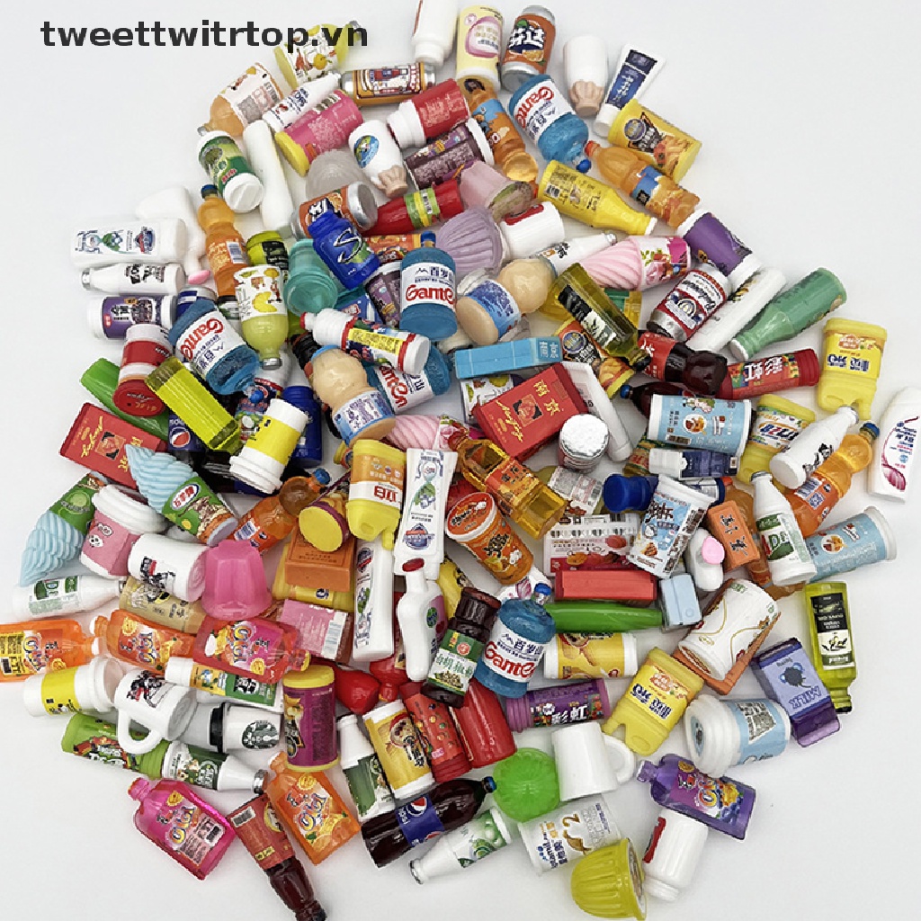 Set 5 Bình Nước mini Trang Trí Nhà Búp Bê