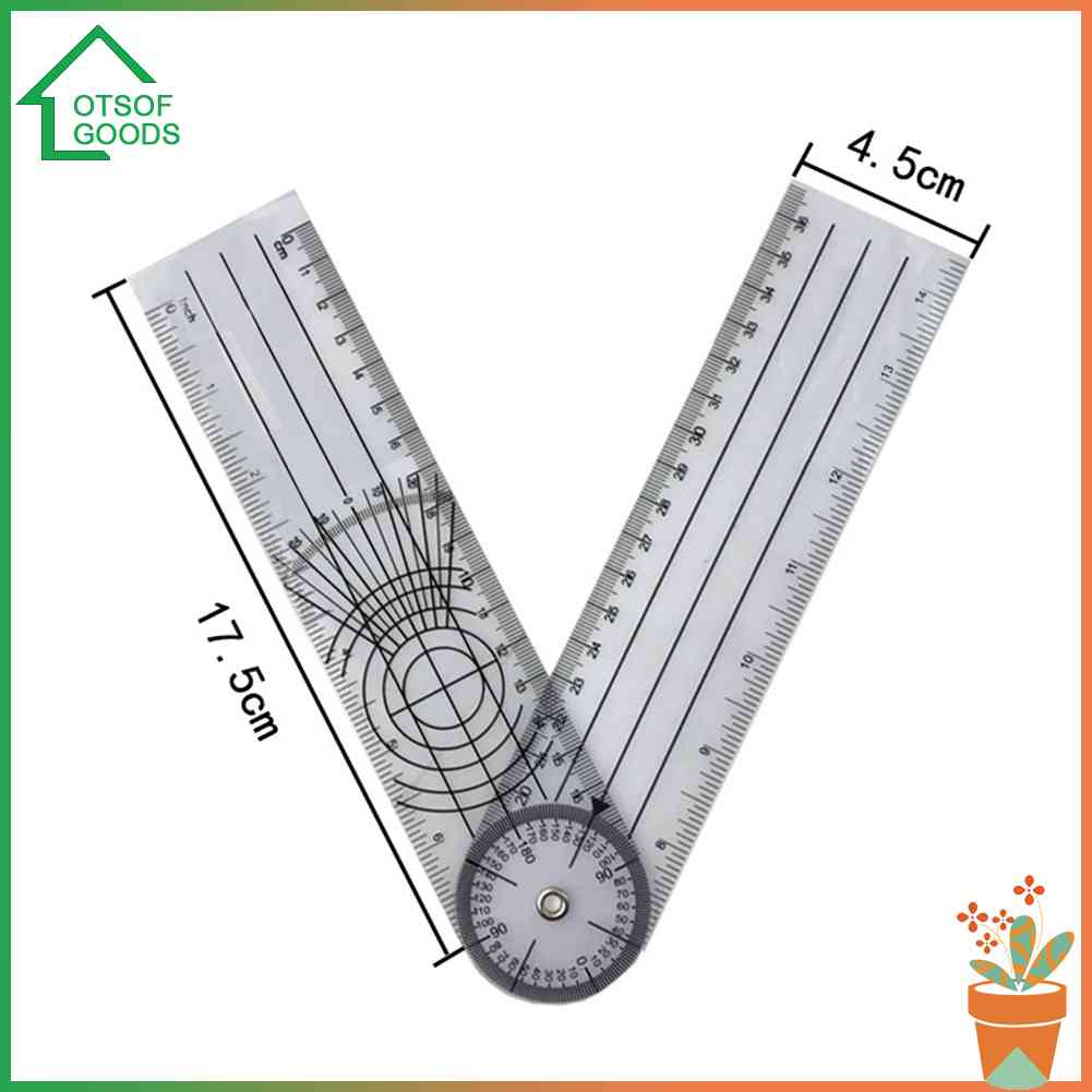 ✿ Kem Nhuộm Tóc lotsofgoods ✿ Thước Đo Góc Đa Năng Xoay 360 Độ