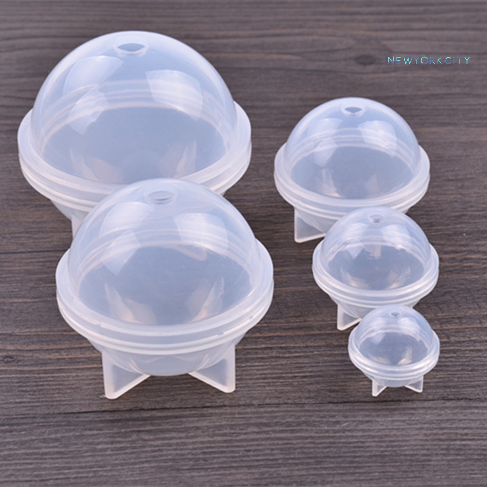 Khuôn Silicone Làm Đồ Trang Sức Hình Cầu 20 / 30 / 40 / 50 / 60mm