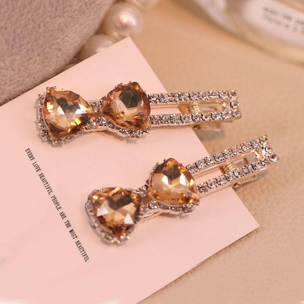 Kẹp Tóc Nơ Y2K Phong Cách Vintage Đơn Giản Hợp Thời Trang Cho Nữ