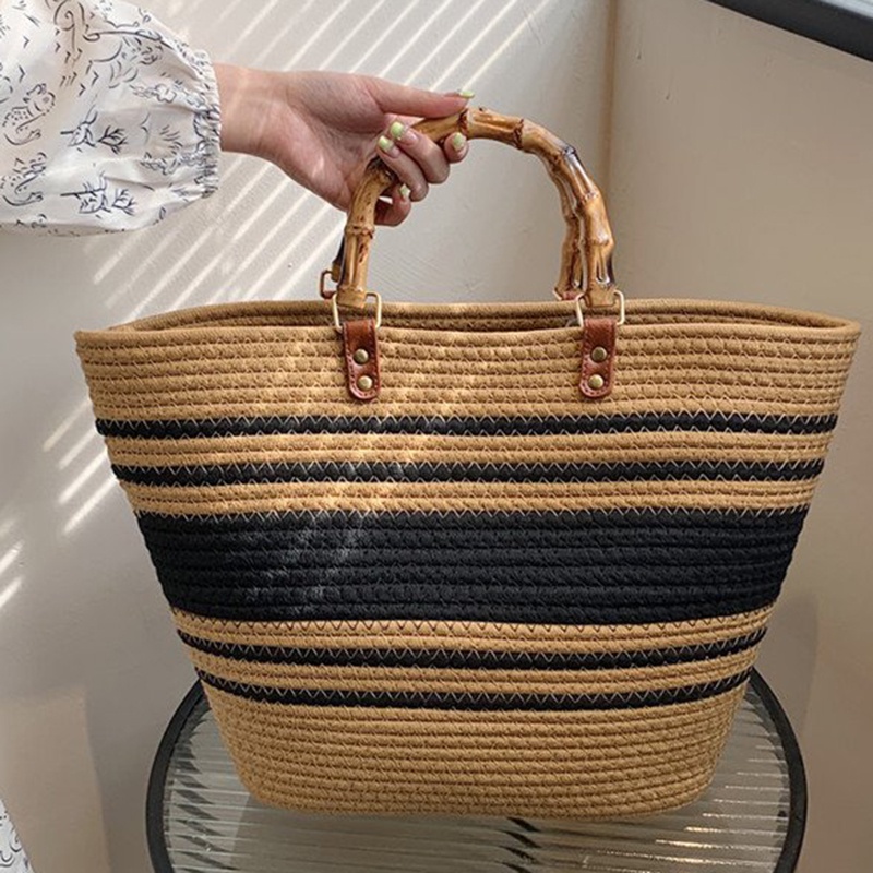 Túi Xách Rơm Dệt Thời Trang Thường Ngày Cho Nữ