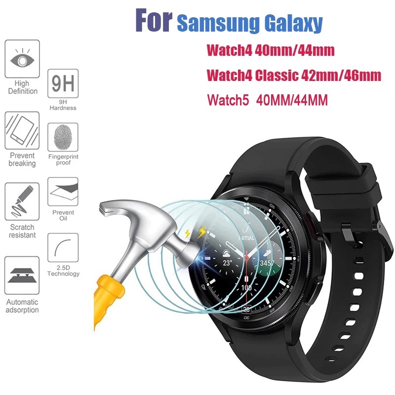 5 / 1 Kính Cường Lực 9H Bảo Vệ Mặt Đồng Hồ Samsung Galaxy Watch 4 / 5 46mm 42mm
