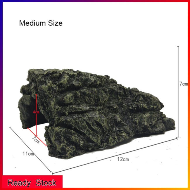 Bệ Đứng Bằng Nhựa Resin Trang Trí Bể Nuôi Rùa