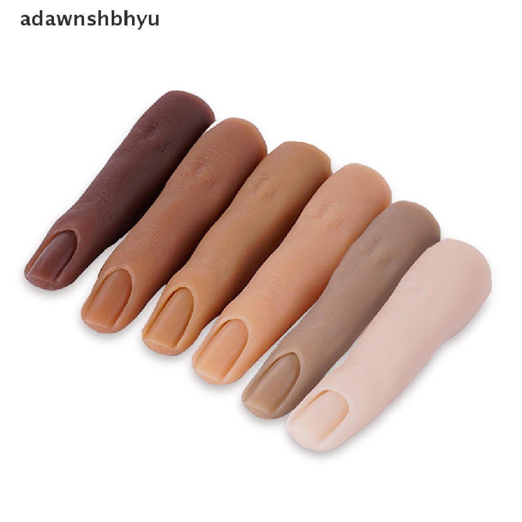 Mô Hình Bàn Tay Giả Bằng Silicon Kèm Khớp Nối Có Thể Uốn Cong Dùng Luyện Tập Làm Móng