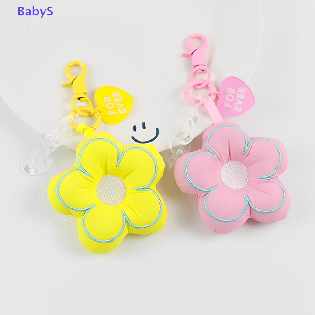 Móc Khóa Hình Hoa Anh Đào Bằng Vải Xinh Xắn Cho Cặp Đôi