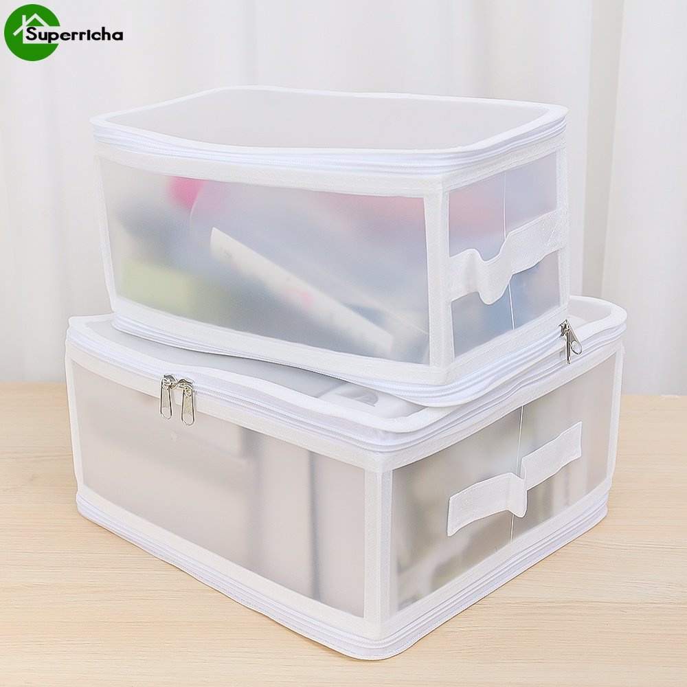 Bộ 6 Túi Đựng Đồ Du Lịch Bằng Nhựa PP Trong Suốt Chống Thấm Nước