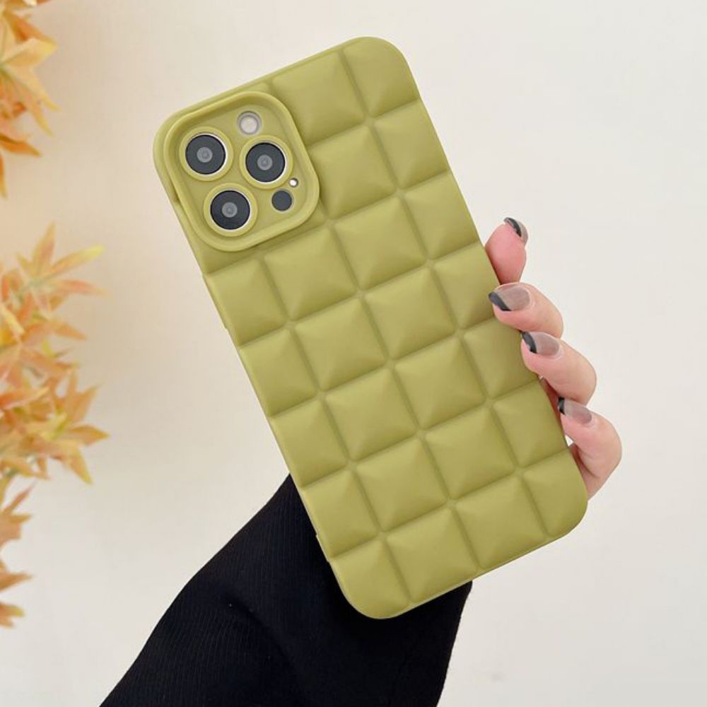 Ốp Điện Thoại TPU Dẻo Vuông Màu Trơn Chống Sốc Cho IPhone 11 12 13 14 Pro Max X XS Max 7 8 Plus SE