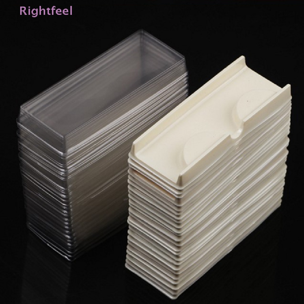 Set 50 Khay Nhựa Trong Suốt Đựng Lông Mi Giả Mới