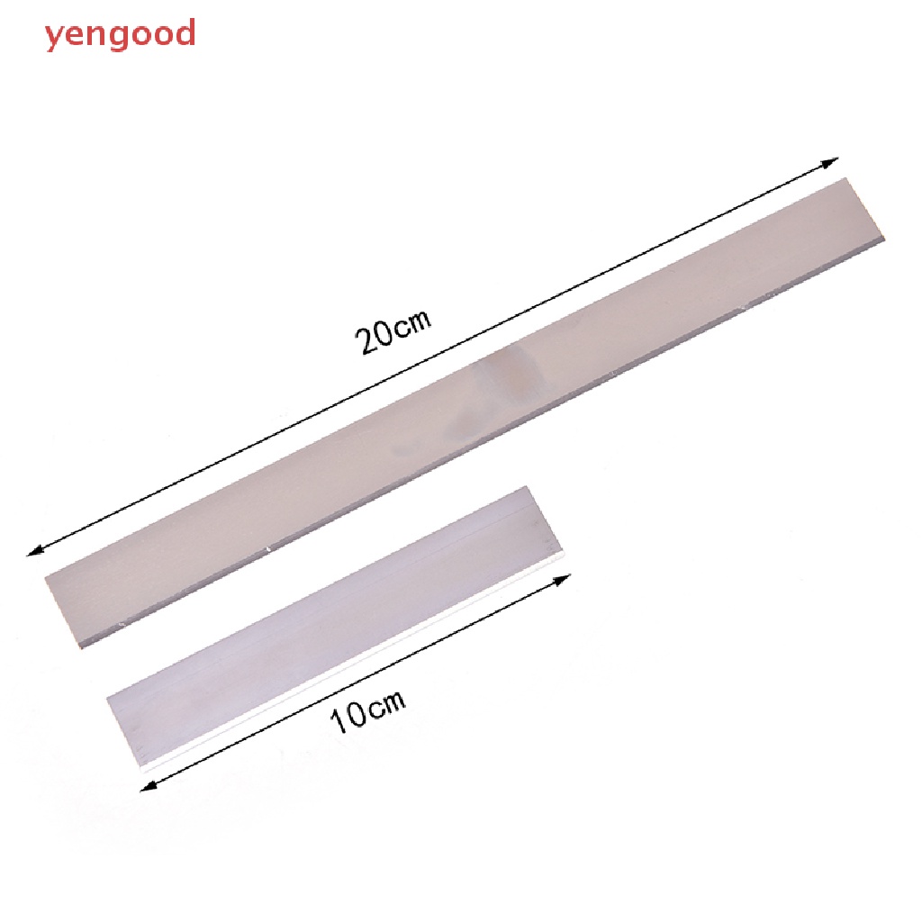 (YGD) 2pcs 4&quot;/8&quot; Stainless Steel Cutters Blades Polymer Pottery Clay Cutg Tools Set