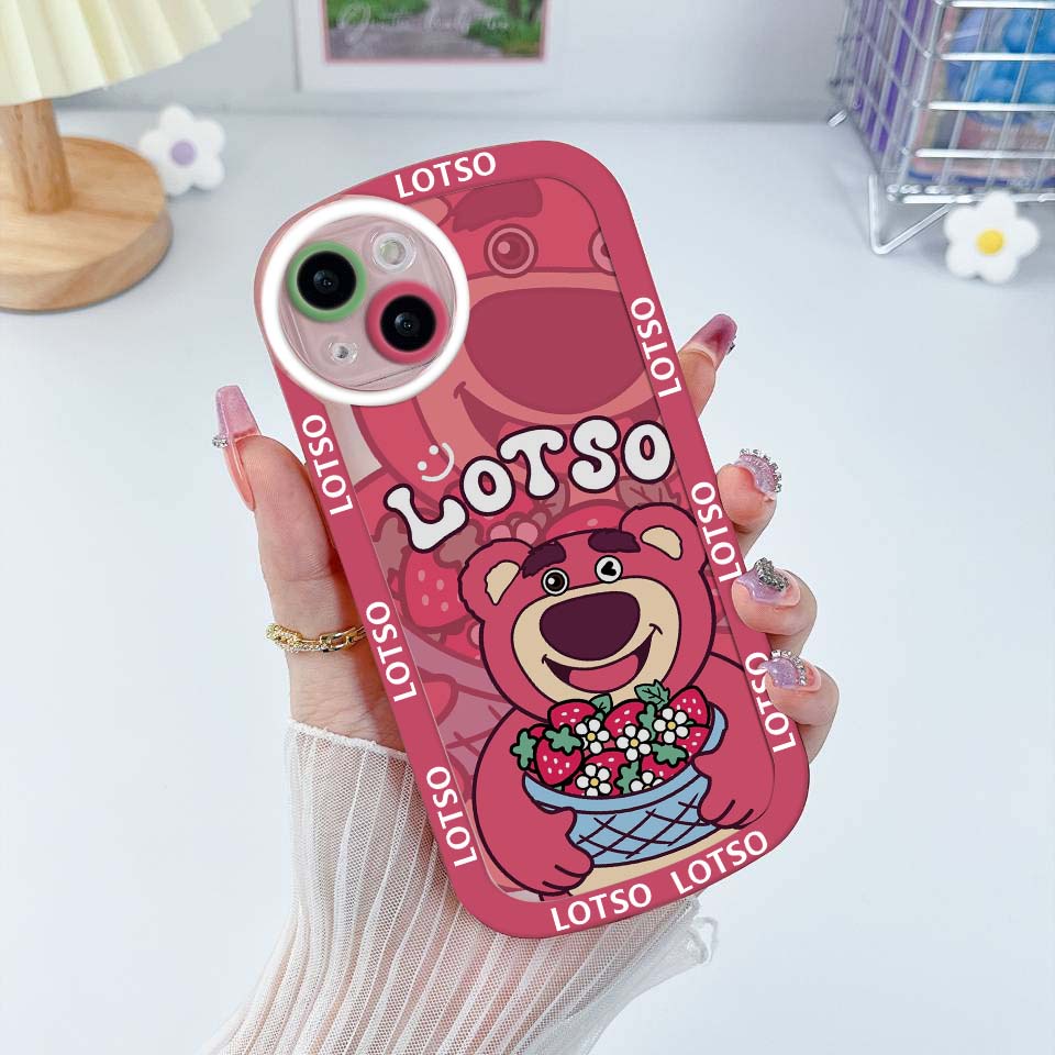 Ốp lưng iphone trong bo tròn  LOTSO 6/6s/6splus/7/7plus/8/8plus/x/xr/xs/11/12/13/14/pro/max/plus/promax BVC1000