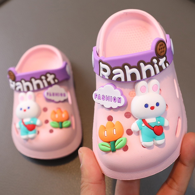 Dép Sandal Bằng EVA Họa Tiết Hoạt Hình Sở Thú Dễ Thương Cho Bé Gái