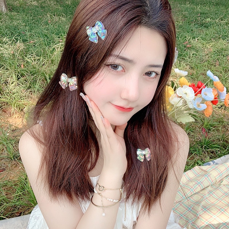 Kẹp Tóc Hình Chiếc Nơ Phong Cách Hàn Quốc Xinh Xắn Cho Nữ