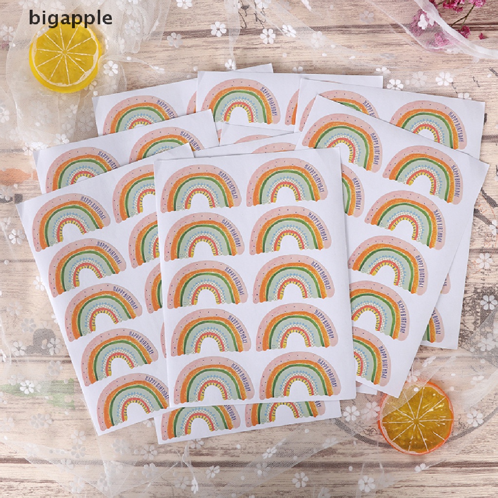 Set 100 Miếng Dán Họa Tiết Chữ Thank You Dùng Để Trang Trí Thiệp / Scrapbook