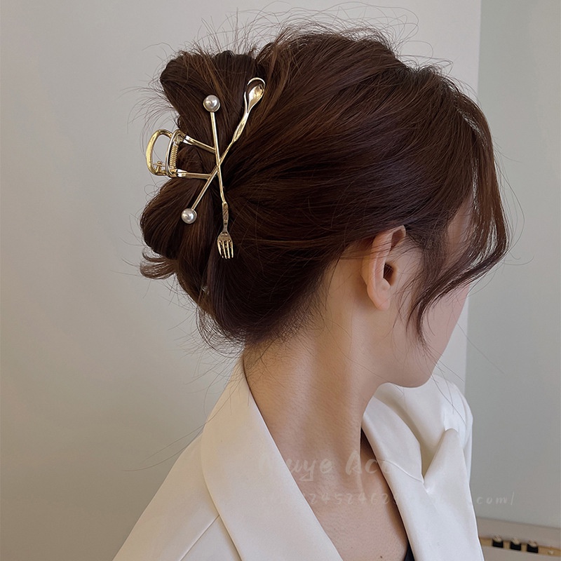 Kẹp Tóc Hình Nĩa Và Muỗng Sang Trọng Hợp Thời Trang Cao Cấp 2023