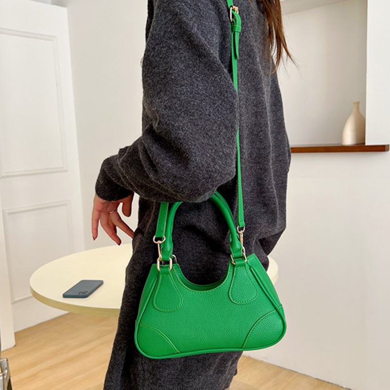 Ielgy niche Túi Xách Đeo Vai Màu Trơn Phong Cách Nước Ngoài Cao Cấp