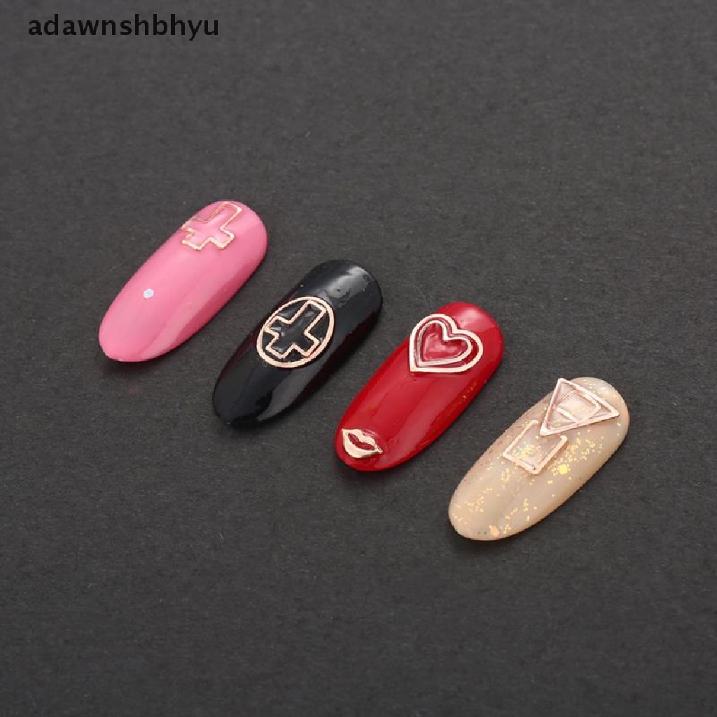 Phụ Kiện Trang Trí Móng Tay Hình Tam Giác Bằng Thép Không Gỉ