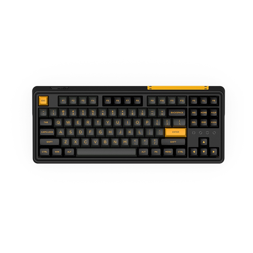 Bàn phím cơ chơi game không dây FL-Esports CMK87SAM Polar Night Black RGB 3 Mode Wireless - Hotswap - Led RGB - 3 chế độ